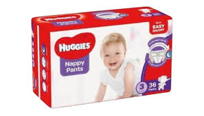 HUGGIES NAPPY PANTS BY 36
