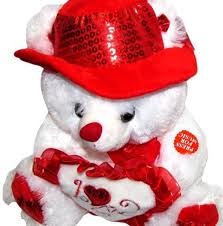 I LOVE YOU TEDDY BEAR SMALL WITH RED CAP