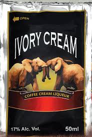 IVORY CREAM COFFEE CREAM LIQUEUR 30ML.