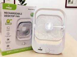 IWIN ENERGY RECHARGEABLE DESKTOP FAN 8 INCHES IW8018
