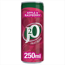 J2O APPLE N RASBERRY DRINK 250ML CAN