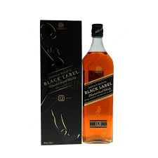 JOHNNIE WALKER BLACK LABEL WHISKY 1L