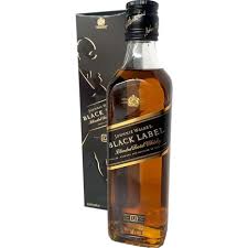 JOHNNIE WALKER BLACK LABEL WHISKY 37.5CL