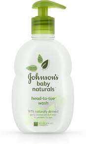 JOHNSON BABY NATURALS HEAD TO TOE WASH
