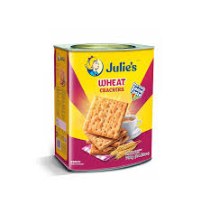 JULIES WHEAT CRACKERS 700G TIN