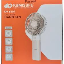 KAMISAFE KM-6107 MINI RECHARGEABLE HAND FAN
