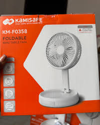 KAMISAFE RECHARGEABLE MINI TABLE FAN KM-F0358