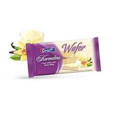 KARMELA COATED WAFER WITH VANILA 55G