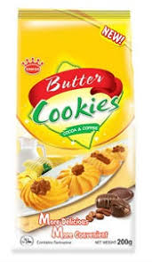KINH DO BUTTER COOKIES COCOA N COFFEE 200G