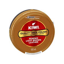 KIWI SHOE POLISH 100ML DARK BROWN