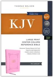 KJV HOLY BIBLE LARGE PRINT CENTRE REFERENC