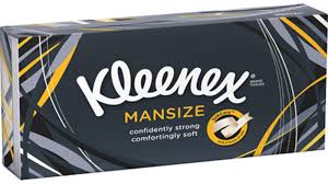 KLEENEX MANSIZE BRAND TISSUES
