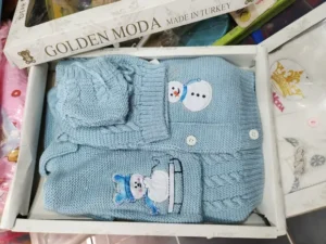 KNITTED 4 IN 1 TWO YEARS BABY SET
