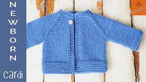 KNITTED NEWBORN BABY SWEATER