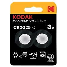 KODAK LITHIUM CR2025 BATTERY X2