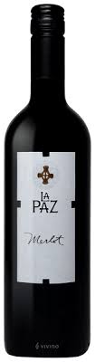 LA PAZ MERLOT  WINE 75CL