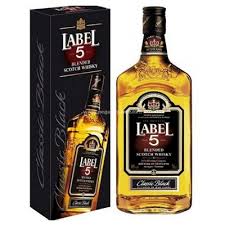 LABEL 5 BLENDED SCOTCH WHISKY CLASSIC BLACK