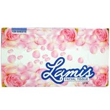 LAMIS FACIAL TISSUE 120 SHEETS