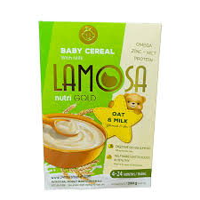 LAMOSA NUTRI GOLD OAT N MILK BABY CEREAL 250G