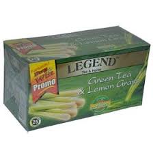 LEGEND GREEN TEA N LEMON GRASS 50G