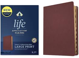 LIFE APPLICATION STUDY BIBLE BURGUNDY BOND