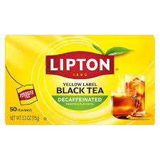LIPTON DECAFNATED BLACK TEA