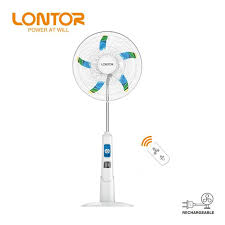 LONTOR 18 INCHES RECHARGEABLE STANDING FAN CTL-CF034R-18-C