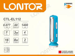 LONTOR RECHARGEABLE LED LIGHT CTL-EL112
