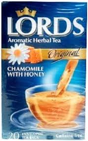LORDS AROMATIC HERBAL TEA CHAMOMILE WITH HONEY 22G