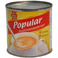 LUNA POPULAR FILLED EVAPORATED MILK 160G