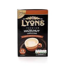 LYONS CAPPUCCINO HAZELNUT 180G