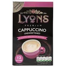 LYONS CAPPUCCINO UNSWEETENED 132G