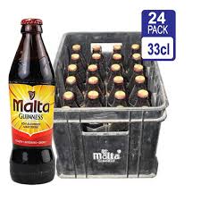 MALTA GUINNESS BOTTLE 330ML WITH CRATE
