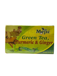 MEJIC GREEN TEA TUMERIC N GINGER 50G