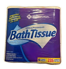 MEMBERS MARK BATH TISSUE 9 ROLLS
