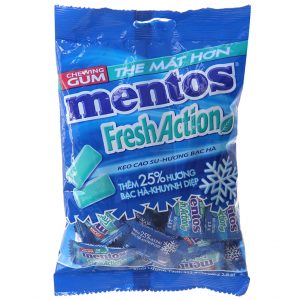 MENTOS FRESH ACTION CANDY POUCH- MENTHOL