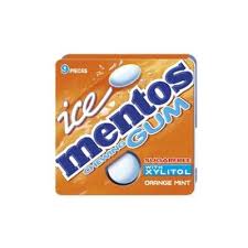 MENTOS ICE GUM ORANGE MINT