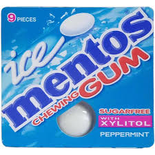 MENTOS ICE GUM PEPPERMINT