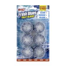 MIGHTY BURST FRESH BLUES TOILET BLOCKS. 50G