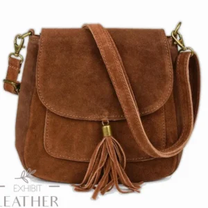 MOONLIGHT LEATHER BAG COFFEE BROWN MEDIUM
