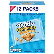 NABISCO TEDDY GRAHAMS HONEY 28G