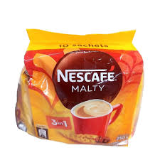 NESCAFE MALTY 3 IN 1 10 SACHETS 250G