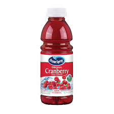 OCEAN SPRAY CRANBERRY JUICE COCKTAIL 450ML