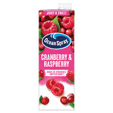 OCEAN SPRAY CRANBERRY RASPBERRY JUICE 1L