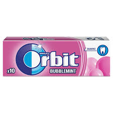 ORBIT BUBBLEMINT GUM 14G