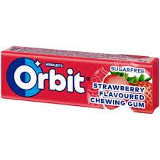 ORBIT GUM STRAWBERRY 13.6G