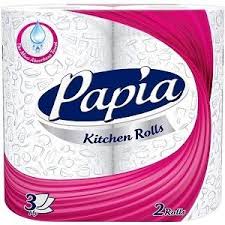 PAPIA KITCHEN TOILET TISSUE 2 ROLLS