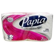 PAPIA PREMIUM TOILET TISSUE 2 ROLLS