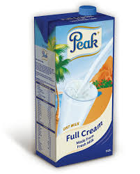 PEAK UHT FULL CREAM UHT MILK 1LTR