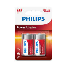 PHILIP POWER ALKALINE C X 2